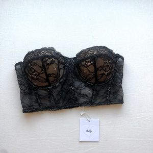 Adika strapless lace top